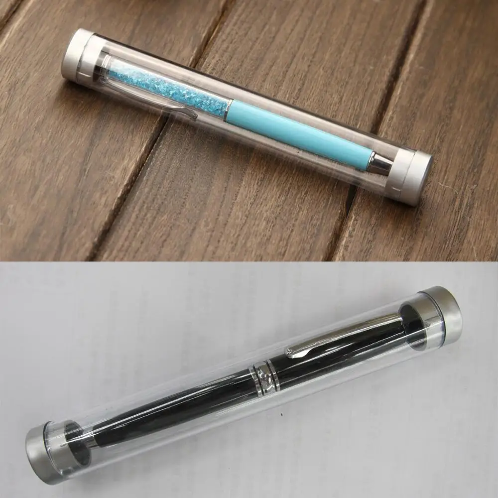 Прозрачный цилиндрический чехол для ручки органайзер школы и офиса | Канцтовары