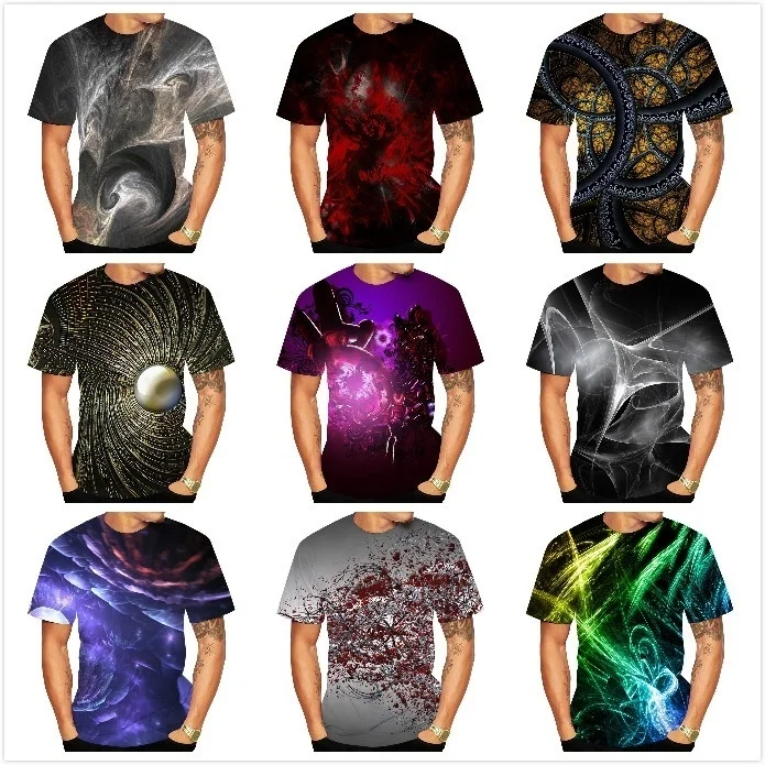 

Creativity 2019 The New Fashion Summer 3D T-shirt Male Printing Short Sleeved