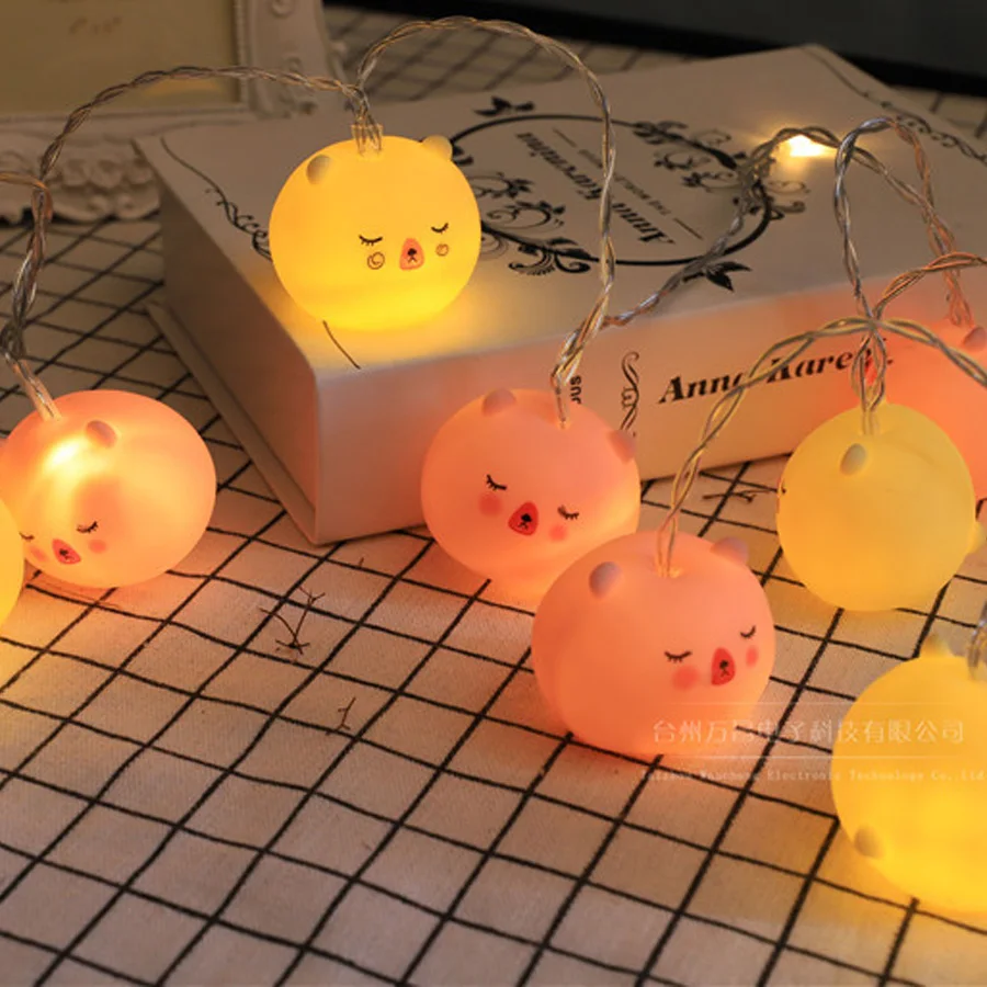 

Led enamel lamp string Unicorn shark Nightlight decorative lamp stringA271