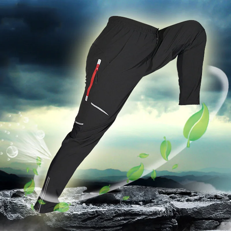 

Men Women Sport Breathable Summer Pants Bike Cycling Pant Cycle Riding Clothing Bicycle Bike Fishing Fitness Trousers M