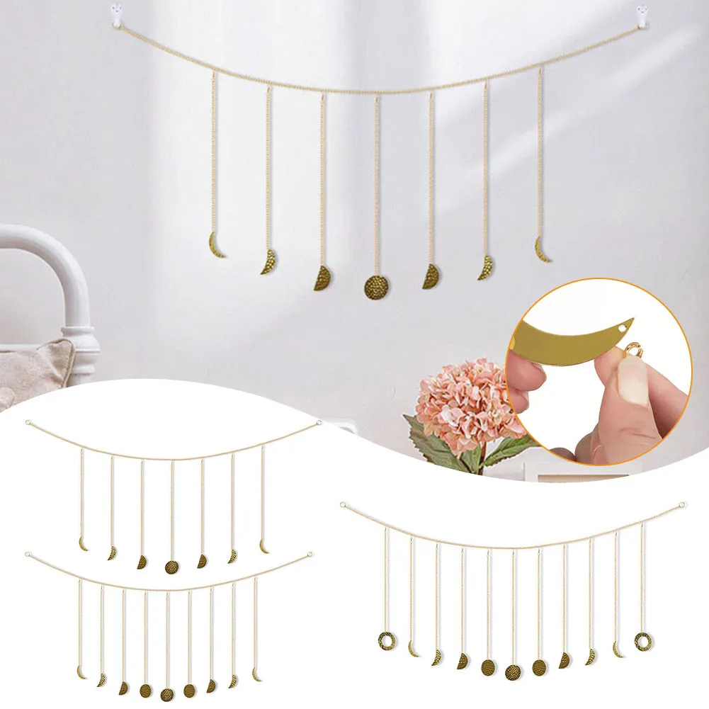 

Round Piece Sun Moon Shape Hanging Decoration Photo Wall Hanging Kids Room Gifts Style Wall Decor Apartment Background