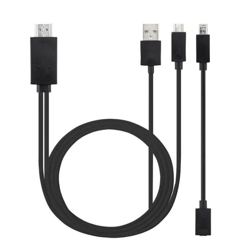 Новый кабель Micro USB MHL 1 8 м к HDMI 5 Pin 11 HD ТВ кабели адаптер для SamSung HuaWei Xiaomi HTC