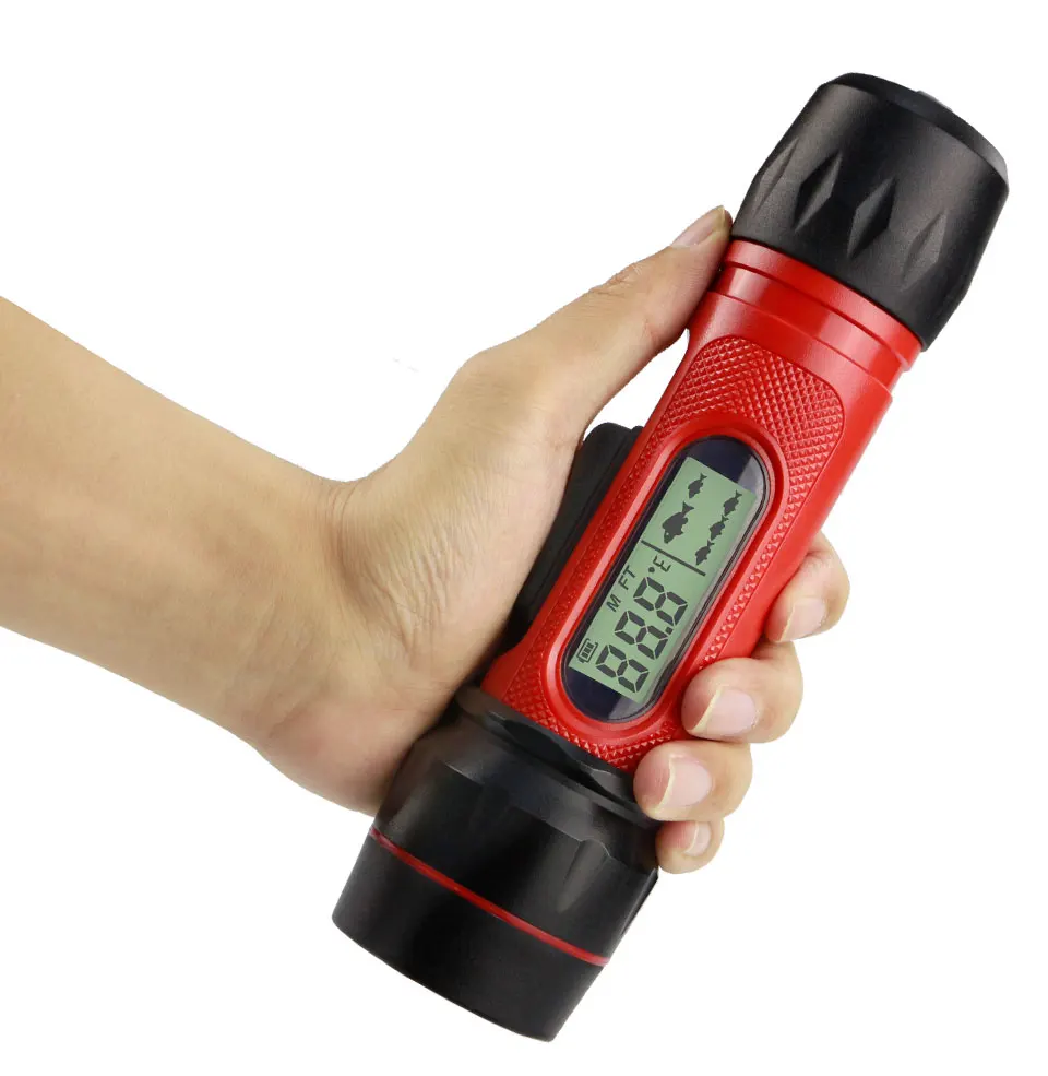 

Portable Sonar Fish Finder Digital Handle Echo Sounder Waterproof Sonar Sensor 100m Depth Ice Fishing Fishfinder