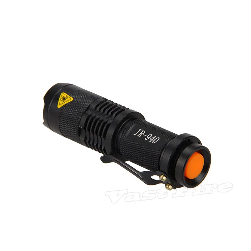Открытый Портативный 940nm ИК-лампа 5 Вт Zoom инфракрасный свет для радиатора фонарик охотничий фонарь лампа Ночное видение подсветка для оружия
