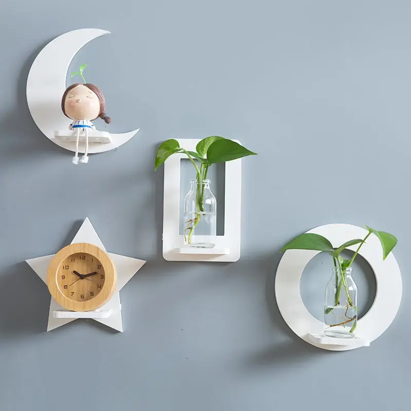 Креативная маленькая подвесная полка для хранения в горшечных растениях с