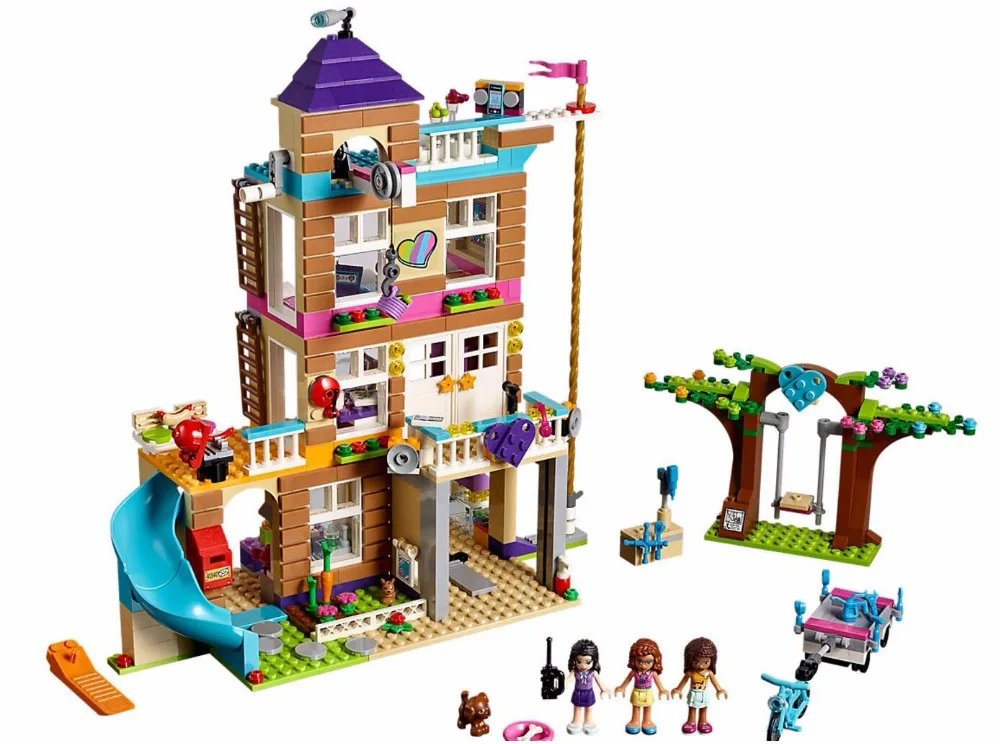 730 шт. игрушки для детей серия девочек набор дома дружбы строительные блоки