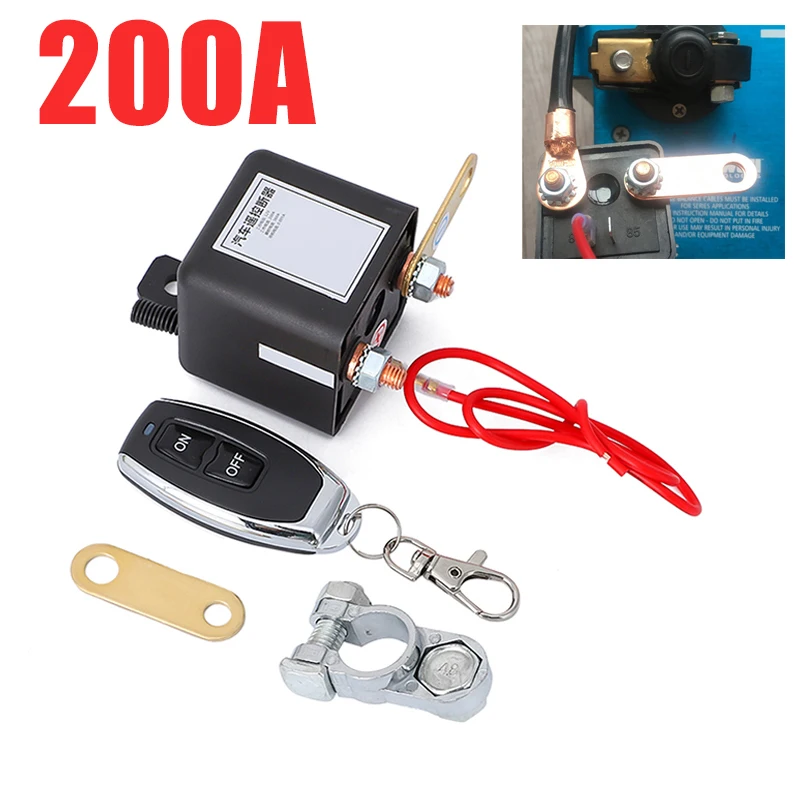 Универсальный Новый переключатель изолятора аккумулятора 12 В встроенное реле