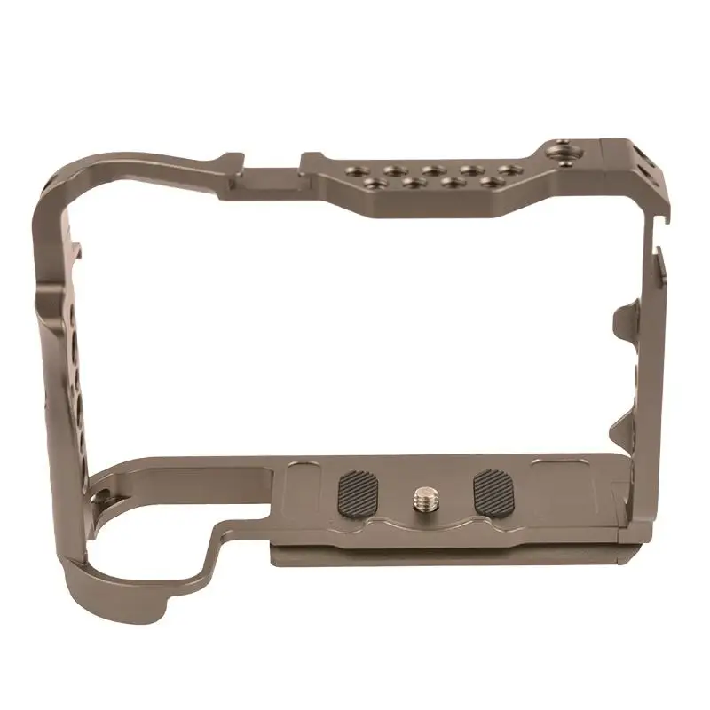 

Camera Cage Replacement for Canon EOS R5 R6 DSLR Camera with 1/4 Inch Screw Holes Cold Shoe Mounts Camera Video Rig for Canon