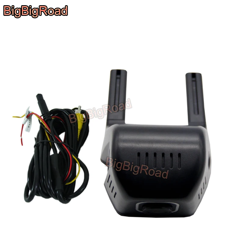 Автомобильный видеорегистратор BigBigRoad камера Wifi DVR для Volkswagen Multivan Lavida Caravelle Bora Sagitar Touran Passat