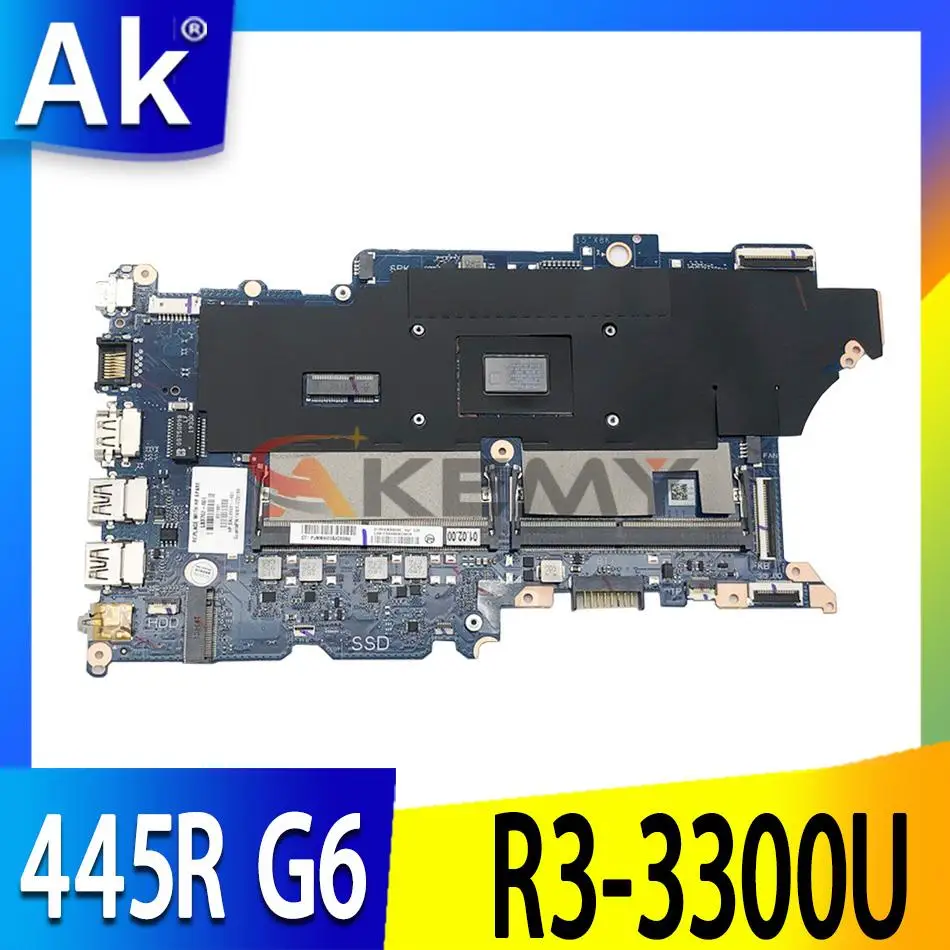 

Оригинальная материнская плата для ноутбука HP PB 445R G6 с R3-3300U DA0X9KMB8E0 L83762-601 DDR4 MB 100% протестирована Быстрая доставка