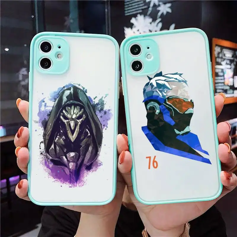 

Game apex legends hot Character design Phone Cases Matte Transparent for iPhone 7 8 11 12 s mini pro X XS XR MAX Plus funda