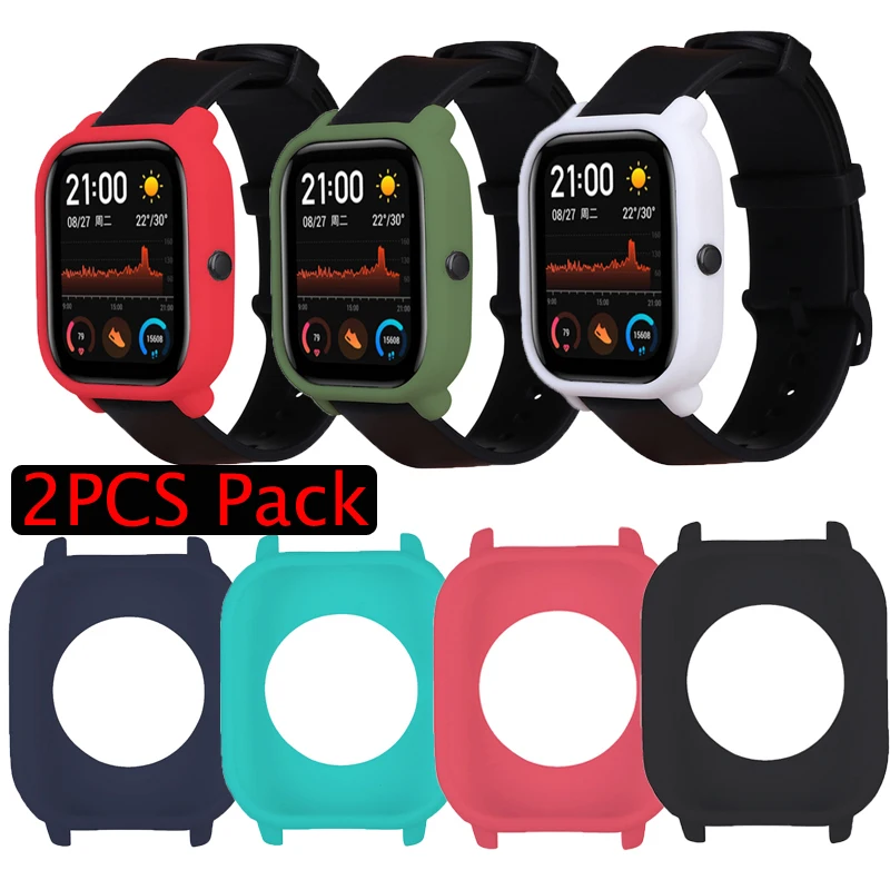 2 шт./упаковка силиконовые чехлы для смарт часов xiaomi huami amazfit GTS|Смарт-аксессуары| |