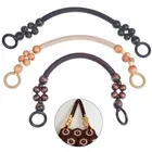 46 см богемный веревочный кошелек с деревянными бусинами, сумка, ремешок с ручкой, ремень на плечо для женской сумки, аксессуары для сумок своими руками