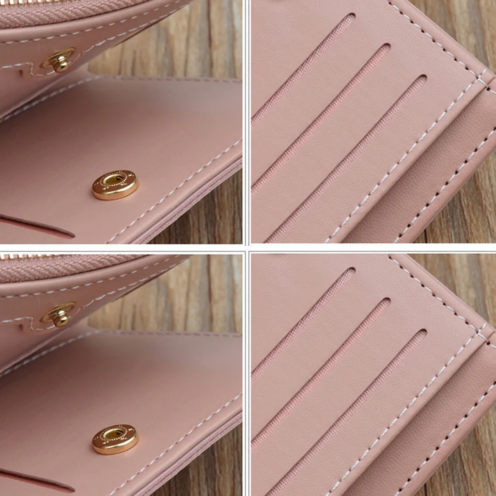 Новое поступление кошелек короткий женский на молнии модные кошельки с клиньями