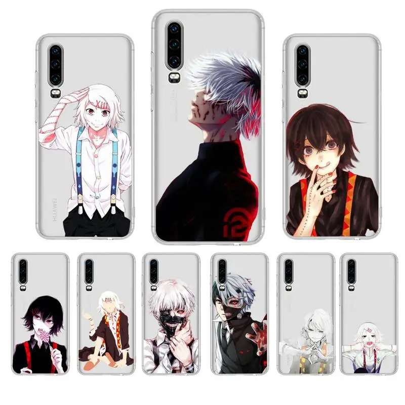 

Japanese anime Tokyo Ghoul Phone Case For Huawei P20 P30 Pro P40 lite Mate 20lite for Y5 Y6 Honor 8X 10 Capa