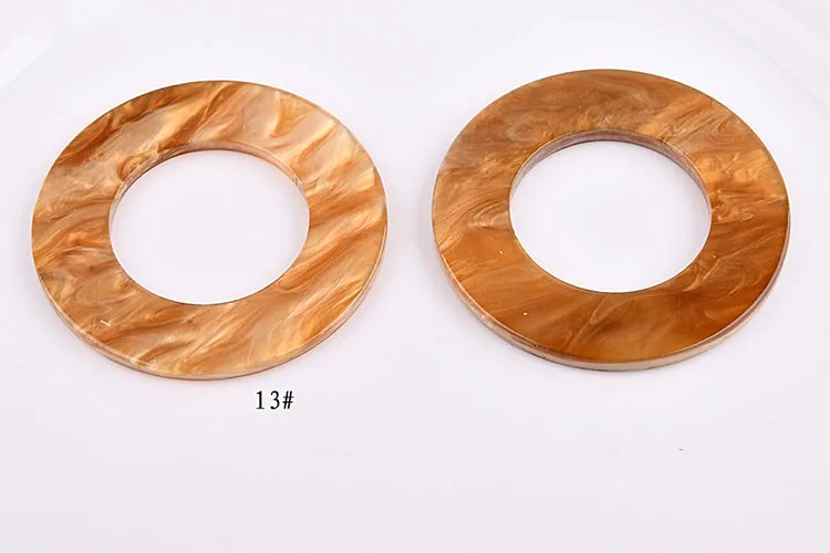 South Korean temperament retro water stripe Acetoic acid round ear decoration material package DIY earrings clip accessories | Украшения и