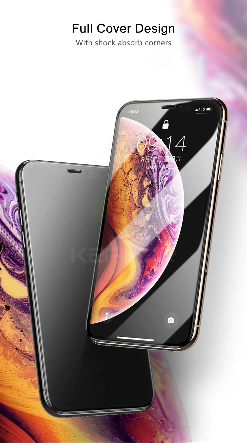 Keajor закаленное стекло для iPhone 11 защита экрана против царапин полное покрытие экрана стекло пленка для iPhone 11 Pro Max стекло
