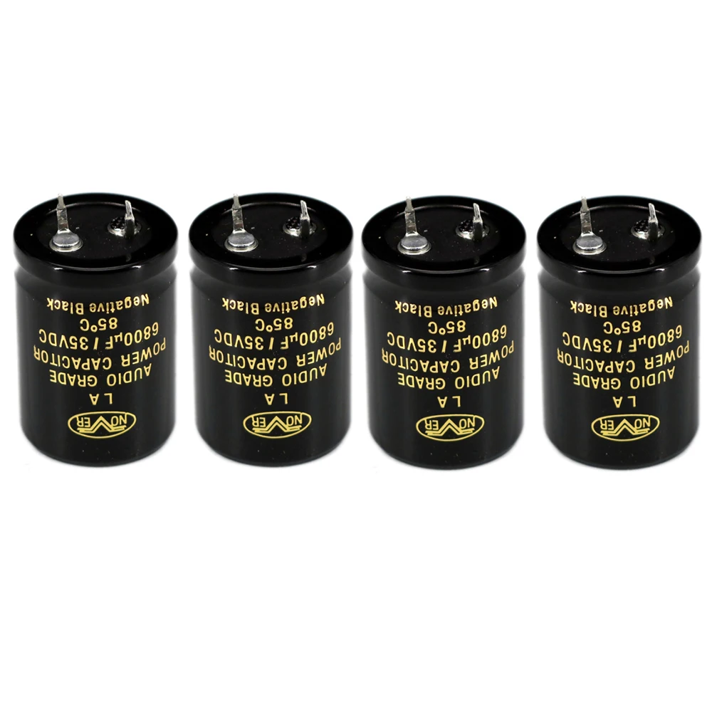 2шт—12шт Nover LA 6800мкФ 35В 25x35мм Шаг 10мм 35В/6800мкФ HIFI HI-FI Fever Золотистый Конденсаторы ЗВУК Электролитический Конденсатор