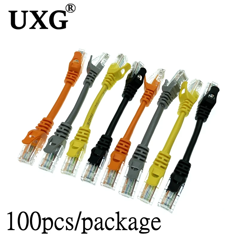 100 шт. соединительный кабель Ethernet категории 5e Gigabit CAT6 |