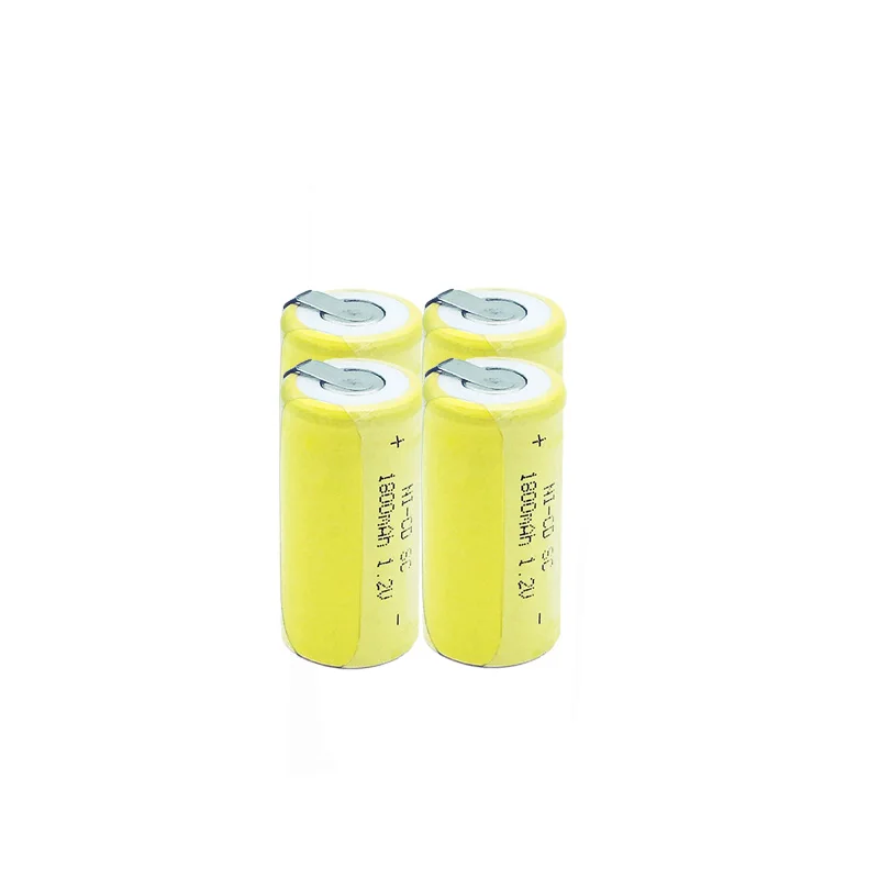 SC 1 2 В батарея 4/10/20 шт. 1800 мАч Sub C Ni-Cd аккумуляторные батареи с Tab power tool NiCd SUBC