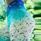 Женские леггинсы для фитнеса и спорта Ogilvy Mather, леггинсы из полиэстера с 3d-цифровым принтом в виде чайки, быстросохнущие штаны для тренировок и фитнеса, 2020