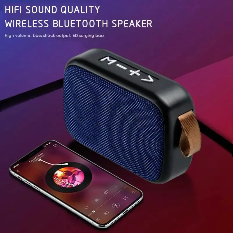 Беспроводная Bluetooth-Колонка Fabric Art миниатюрный сабвуфер с поддержкой FM TF-карты