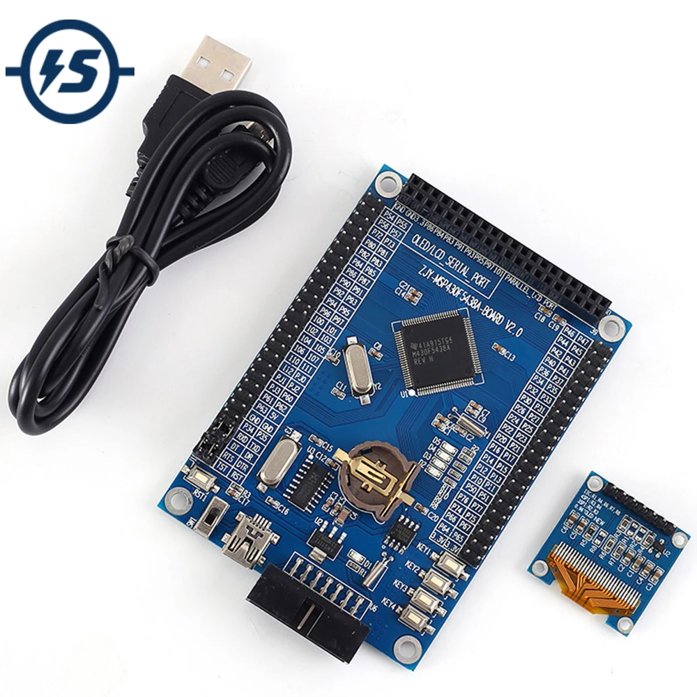 Макетная плата Wtih 0 96 дюйма OLED дисплей MSP430 системная MCU SPI Интерфейсный экран