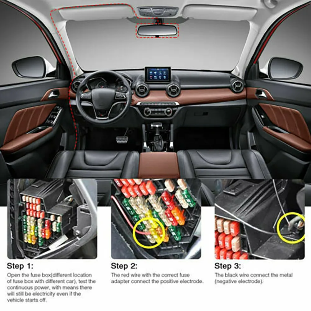 

100% Brand New Fuse Holders About 3.2 Meter Fuse Box Hard Wire Hard Wire Kit High Quality