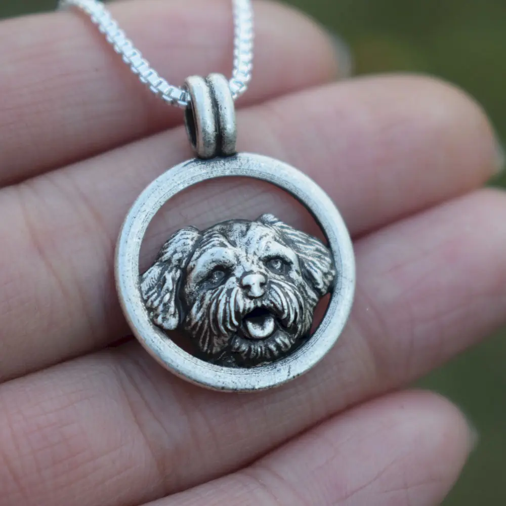 SanLan 1 шт. милое ожерелье для щенка Bichon Frise |