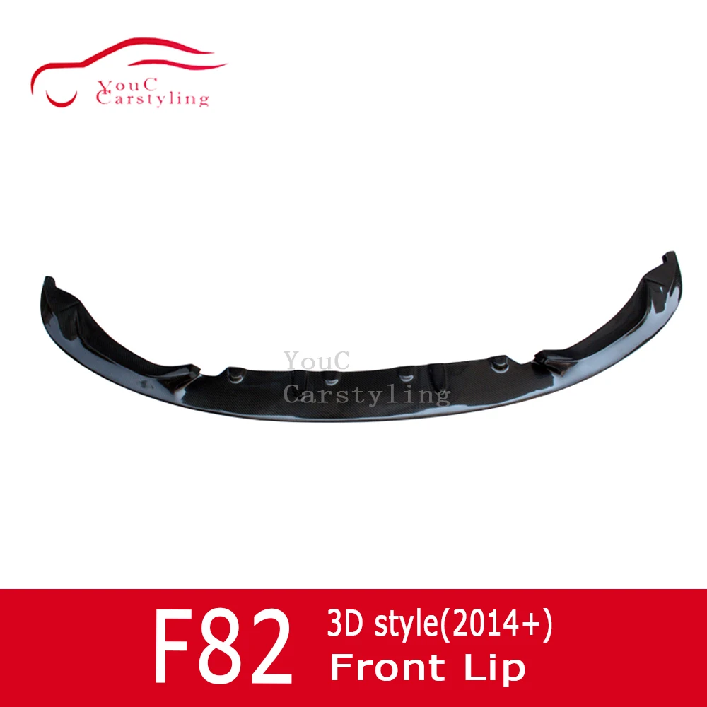 

F82 3D Style Carbon Fiber Front Lip Splitter for BMW M3 M4 F80 F82 F83 sedan coupe 2014 +