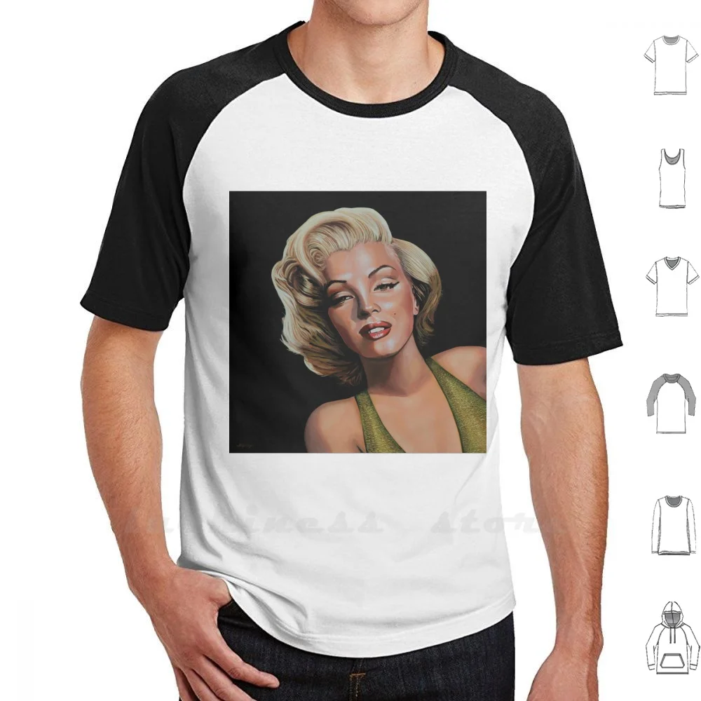 Marilyn Monroe 2 футболка с рисунком большой размер 100% хлопок Мэрилин Монро