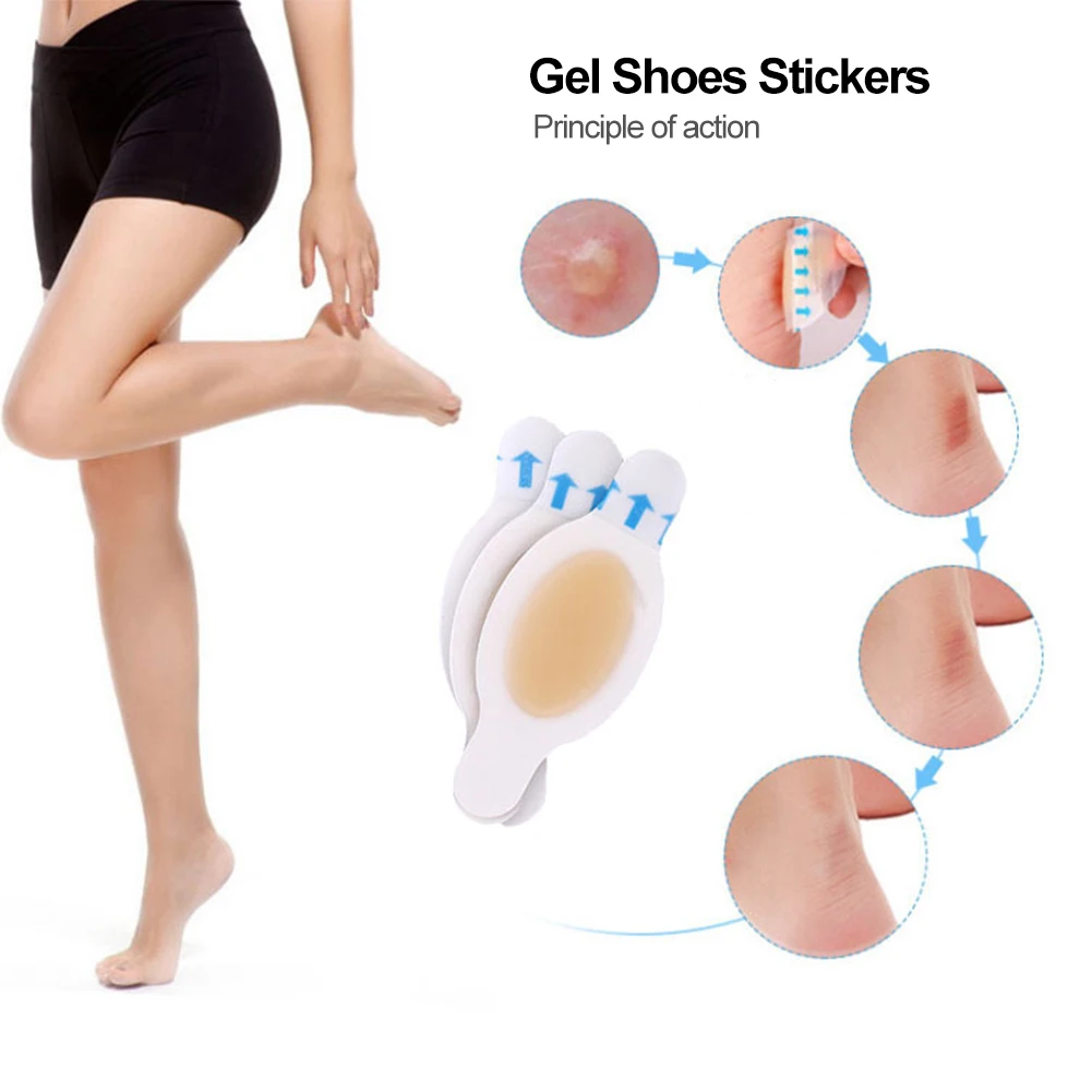 10 шт. ухаживает за кожей стоп кожи гидроколлоидная пластрырь на блистер патч