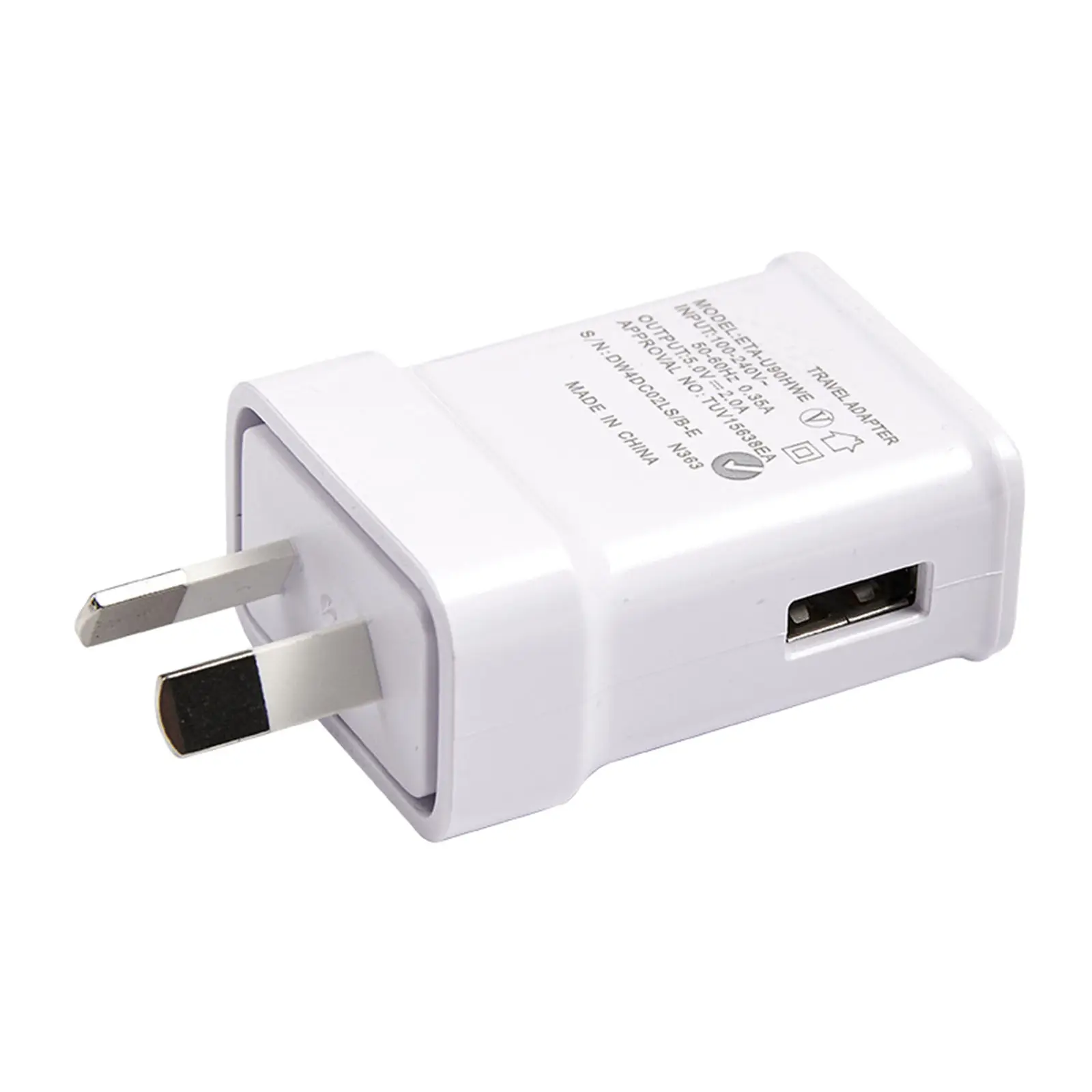 

1-Port Quick Charger AU Plug Desktop Fast Phone Charger Adapter for moblie phone tablet 5V2A Charger