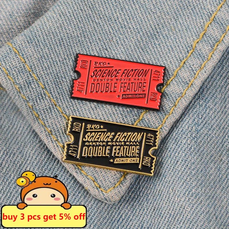 Эмалированные заколки для кинотеатра эмалированные значки в стиле панк чёрный