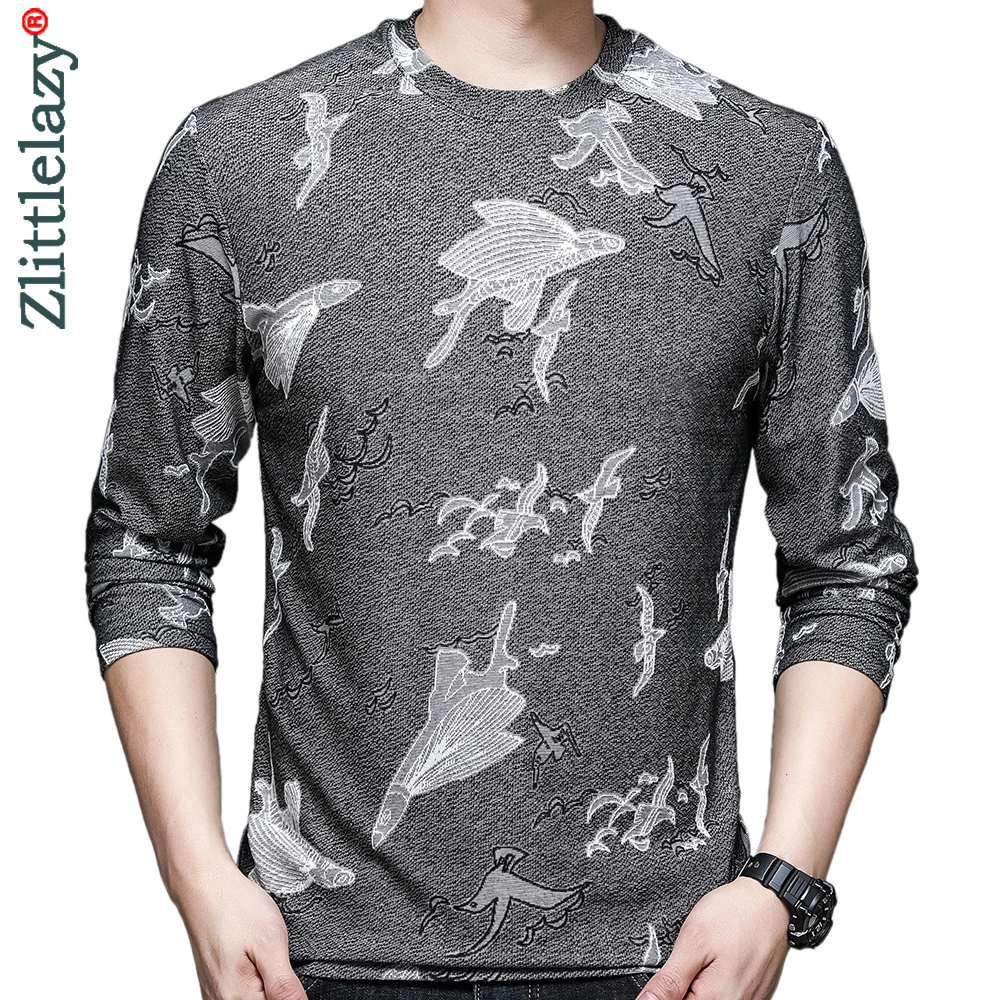 

2022 Brand Casual Long Sleeve T Shirt Men Tshirt Summer Men's Clothing Cartoon T-shirt Streetwear Fashion Tee Shirts Tshirts 312