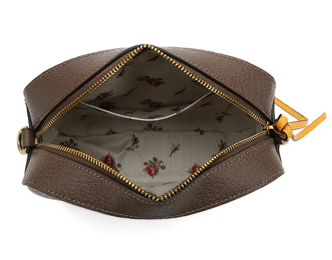 

Genuine leather women's bag 2021 new net red camera chain bag tiger head canvas Mini One Shoulder Messenger Bag