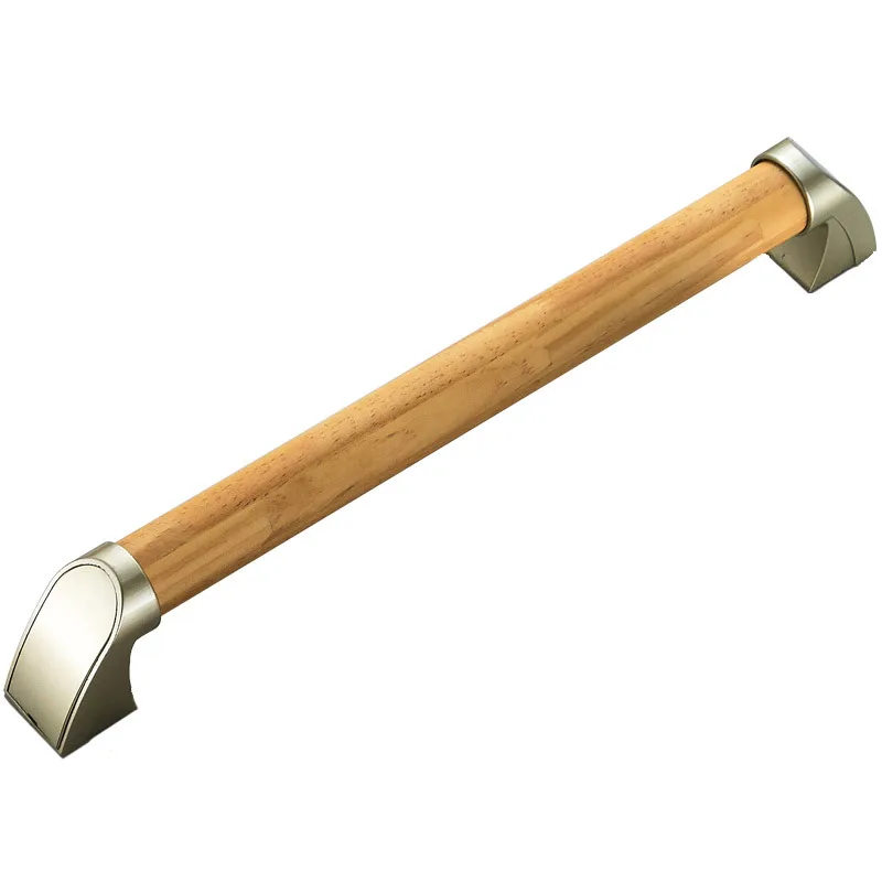 Толстые деревянные настенные ручки из цинкового сплава для пожилых людей