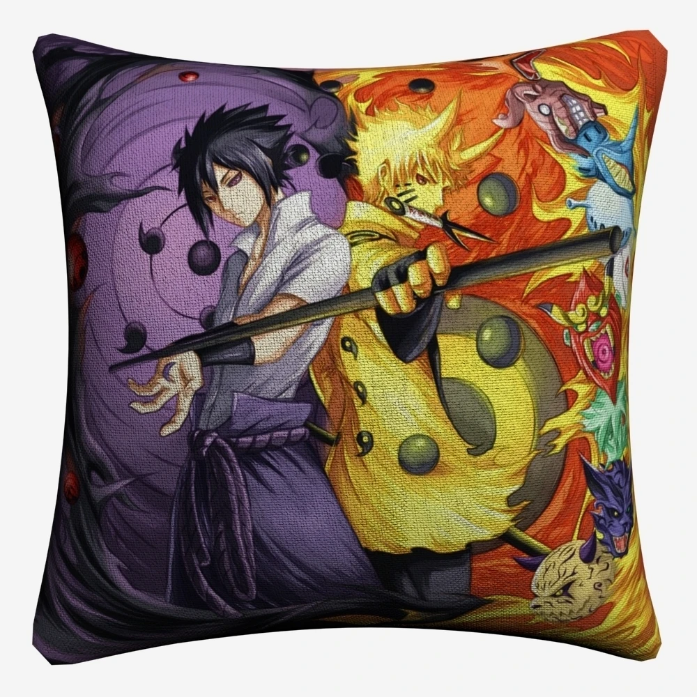Героя аниме Наруто Ураганные Хроники бой Декоративная Подушка Чехол для дивана