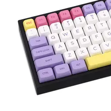 Keypro NP Icescream  Ethermal Dye Sublimation fonts PBT keycap For Wired USB mechanical keyboard Cherry MX switch keycaps