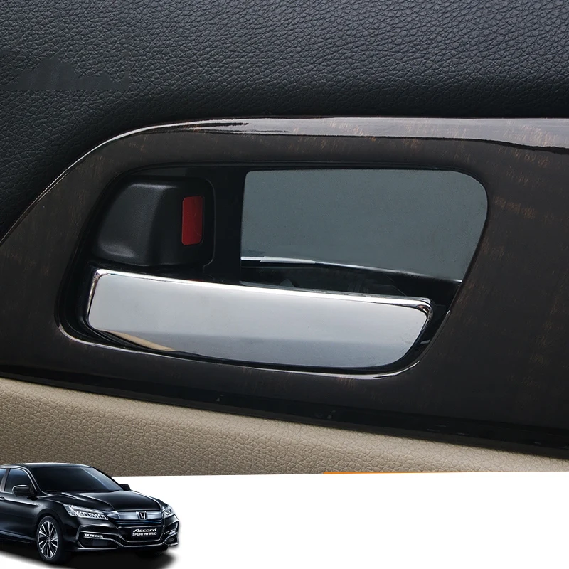 Lsrtw2017 для honda 9th accord 2013 Автомобильная дверь внутри чаша планки декоративная панель аксессуары Стайлинг