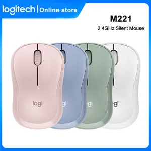logitech m221 wireless bluetooth mouse usb nano receiver with 2 4ghz optical silent mice for laptop desktop pc office gaming free global shipping