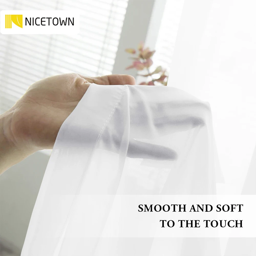 Шифоновые белые тюлевые шторы для гостиной спальни оконные свадьбы Современные