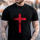 Футболка мужская с 3D-принтом Иисуса молитвы, модная Повседневная рубашка с коротким рукавом, топ, лето 2021