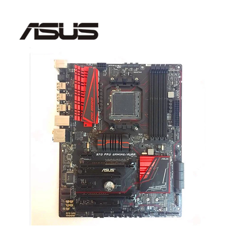 Для ASUS 970 PRO GAMING/AURA оригинальный б/у настольный компьютер для AMD M.2 SATA3 материнская