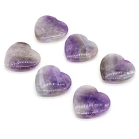 new natural amethysts big beads heart shape agates stone beads for making diy jewelry necklace bracelet accessories 40x40mm