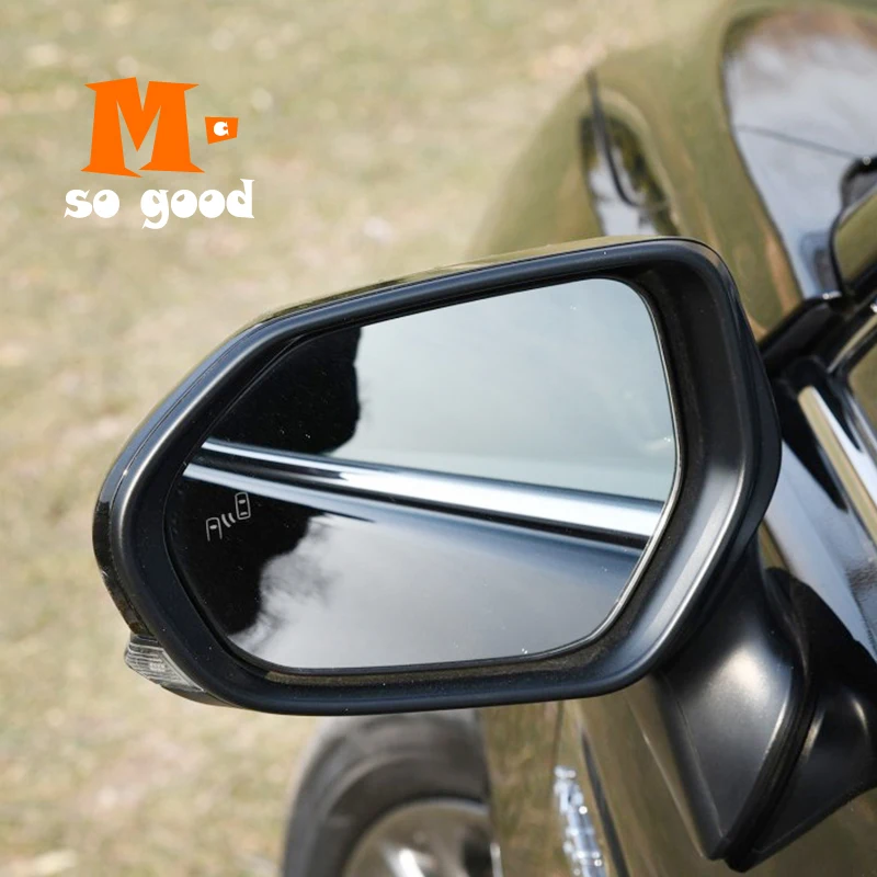 

ABS Chrome Accessories Trim Accessories for Toyota PRIUS 2016 Prime 2017 Car Rear View Mirror Sticker Rain Eyebrow Frame Covers