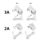 1 шт для 5050 2835 SMD Светодиодные ленты светильник Питание DC 12V 2A 3A адаптер питания 5,5 мм x 2,5-2,1 мм 110 В, штепсельная вилка стандарта США220V штепсельная вилка европейского стандарта