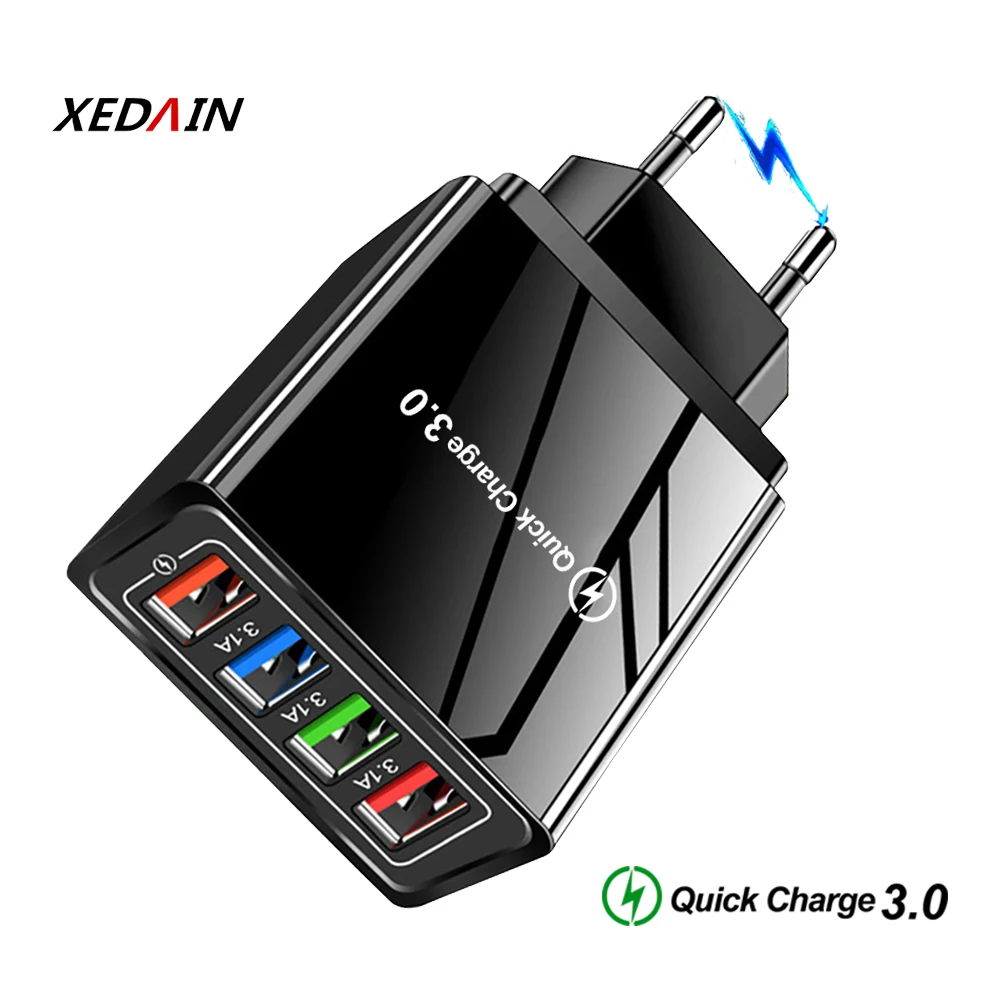 USB зарядное устройство EU/US вилка 4 0 QC3.0 Быстрая Зарядка адаптер планшет