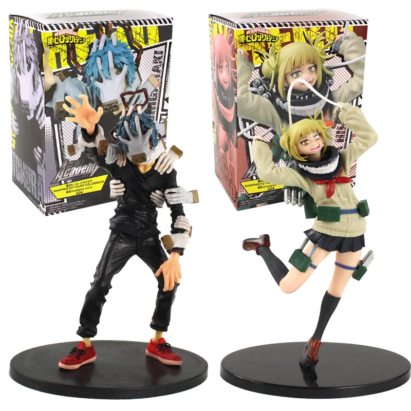 

19-20cm My Hero Academia Shigaraki Tomura Himiko Toga Statue PVC Collection Model Figure Toys Decoration Dolls