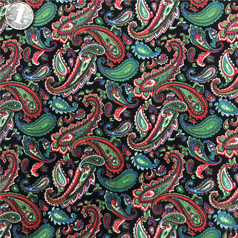 

100*150cm Meetee 100% Cotton Poplin Fabric Woven Printed Cloth DIY Handmade Garment Shirt Dress Hometextile Sewing Accessories